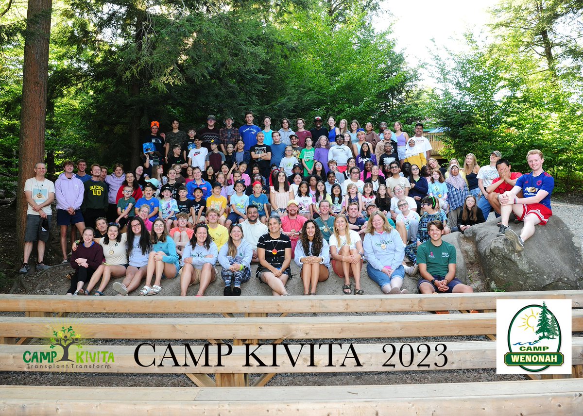 My how we have grown- from a dream to a thriving camp- huge thanks to all our supporters! Here is our 2023 camp photo- check out our blog for more pictures from camp 💚 #transplantcamp #camp2023