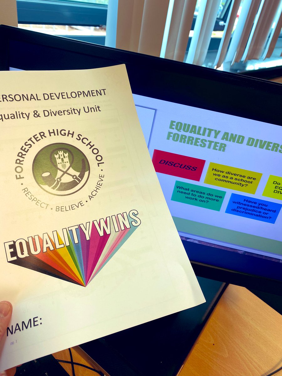 Some great work from S5 <a href="/forresterhs/">Forrester High</a>  today as we continue on our equality and diversity unit!