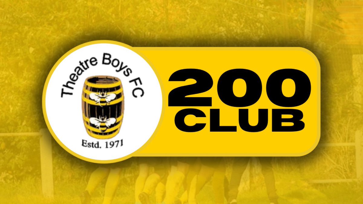 August 2️⃣0️⃣0️⃣ Club results…💰

1st Prize (£100) - P. Baptiste (18)🥇

2nd Prize (£50) - B. Macklin (119)🥈

3rd Prize (£25) - J. Salim (109)🥉

Congratulations to this months winners, anyone who is interested in signing up to our monthly 200 club draw, get in touch🙌

#TBFC 🟡⚫️