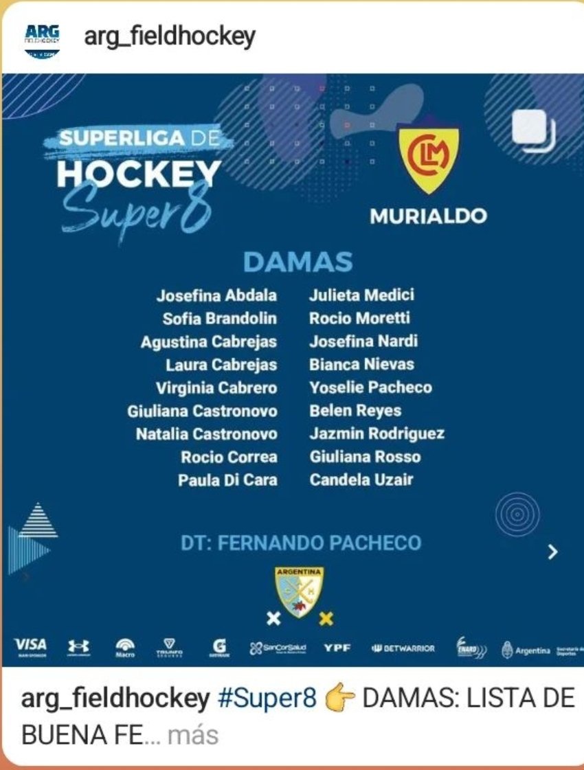 Club Murialdo Hockey sobre Césped (@hockeymurialdo) on Twitter photo 