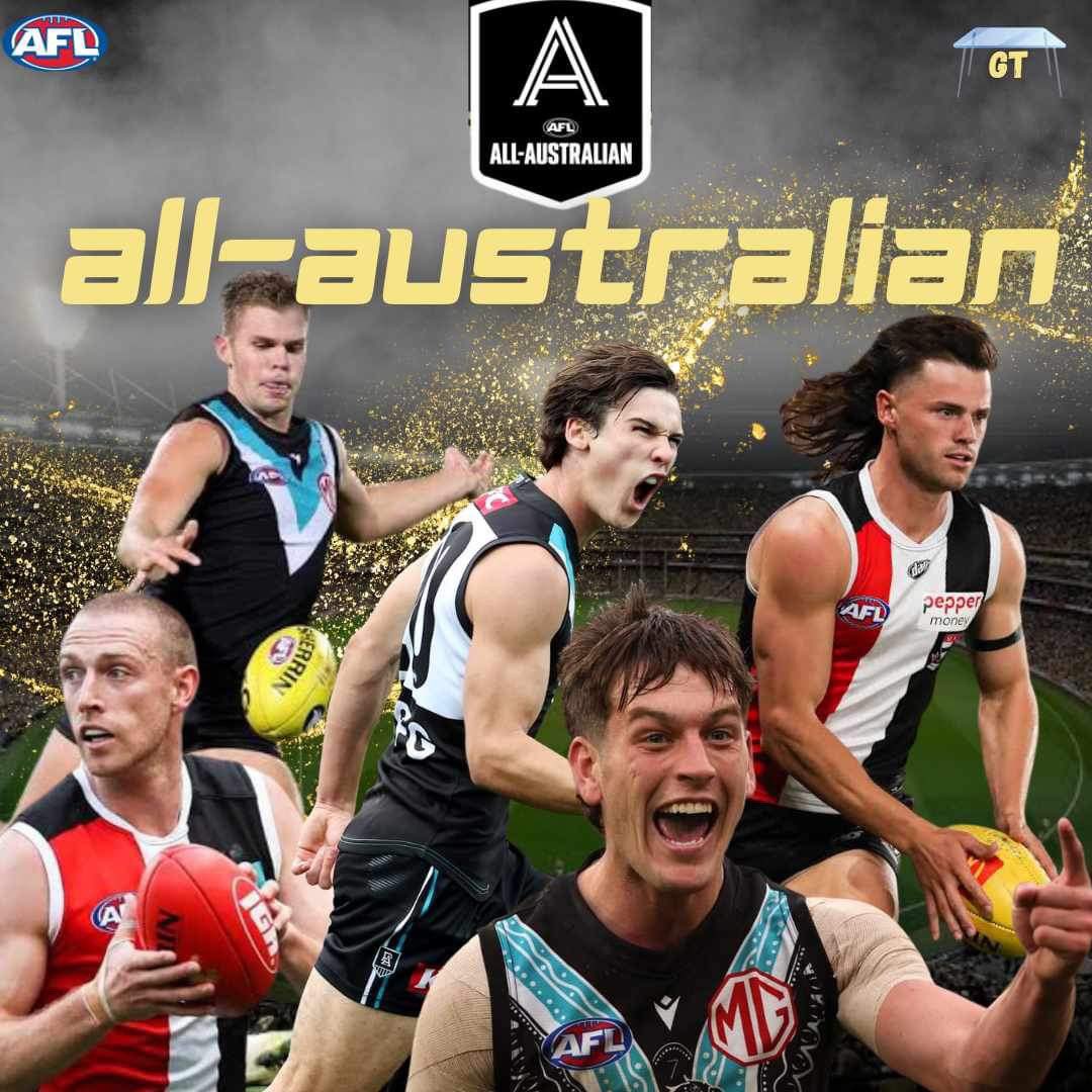 Ladies and gentlemen, your 2023 Glass Table All-Australians.

We couldn’t be prouder. #AFLAwards 
🍐x❤️🤍🖤