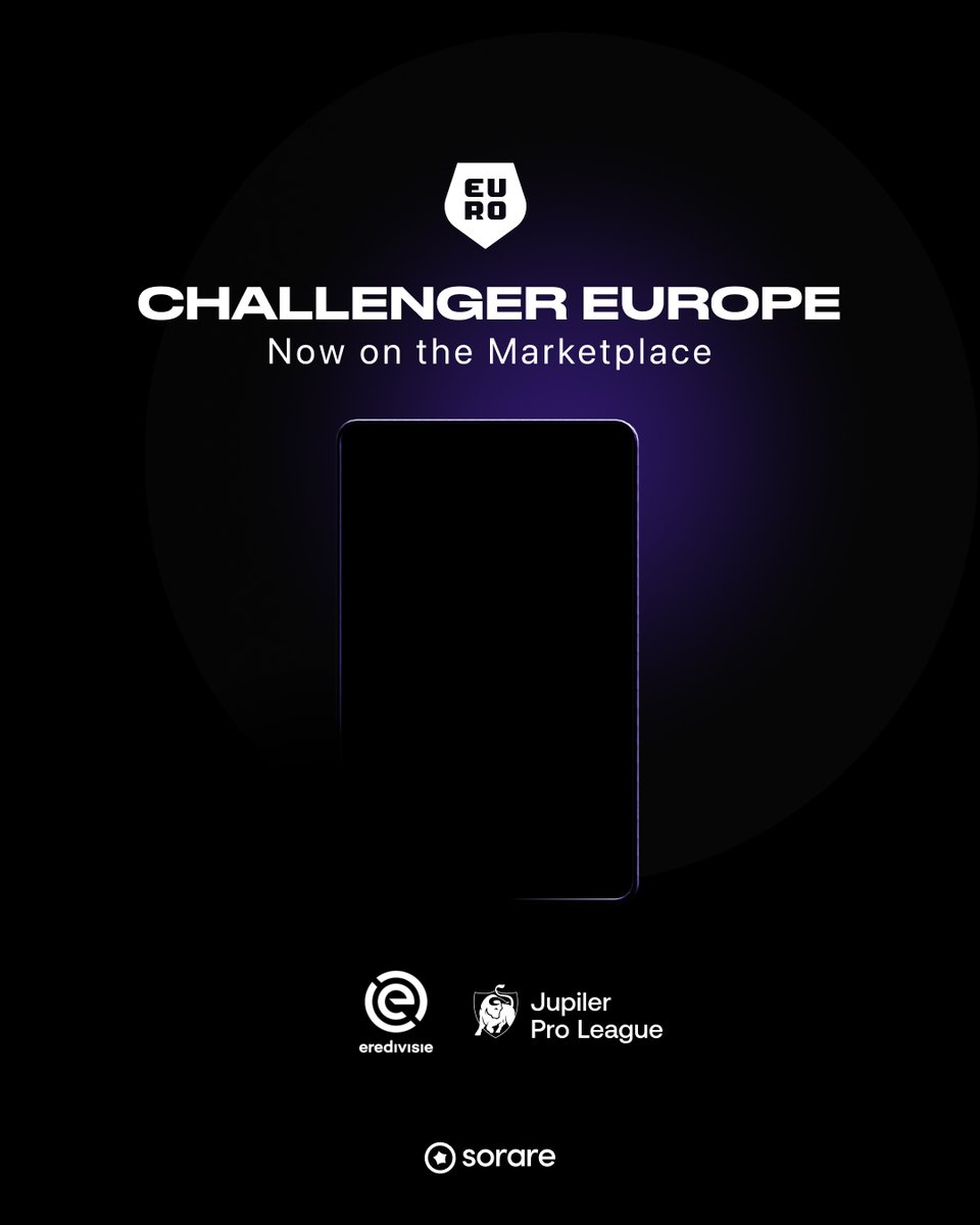 The next batch of 2023/24 cards have landed for Challenger Europe! 🔥

<a href="/ProLeagueBE/">Pro League</a> ✅
<a href="/Eredivisie/">VriendenLoterij Eredivisie</a> ✅

Get to the Market: go.sorare.com/hlztj