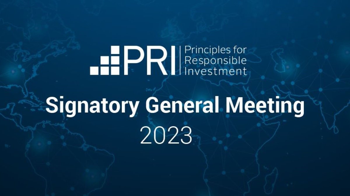 📣Less than 2 weeks left to register! The PRI is inviting signatories to attend the online 2023 Signatory General Meeting (SGM) on 13 September. The SGM meeting is an important forum for dialogue between the PRI Board and signatories. Register here: registration.livegroup.co.uk/sgm2023/