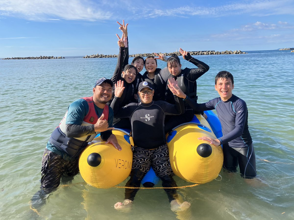dive_kroon's tweet image. 8月修道大学ダイビングサークルさんとライセンス講習