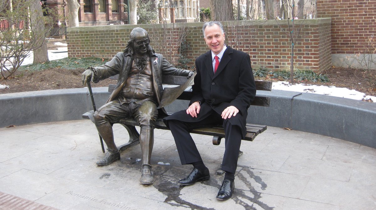 It was great to visit Ben Franklin at <a href="/Penn/">Penn</a> again when coming back to lecture at <a href="/Wharton/">The Wharton School</a> 12 years after my first lecture there.