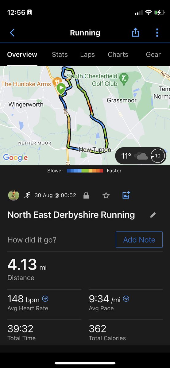 Nice steady early one today - blessed #AHPsActive <a href="/WeAHPs/">WeAHPs 💙</a> <a href="/DerbyOT/">Derby OT</a>