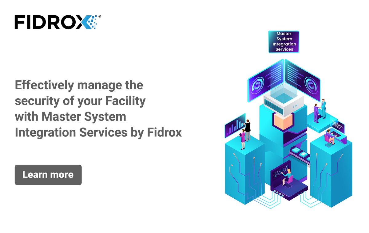 Fidroxtech's tweet photo. Elevate security and productivity with Fidrox's scalable solutions. Seamlessly integrate systems for streamlined facility security. Learn More: https://t.co/lVIegRNDjN
#DigitalTransformation #IDAM #SystemIntegration #SecurityManagement #MasterSystemIntegration #Fidrox https://t.co/5yD3UFtzII