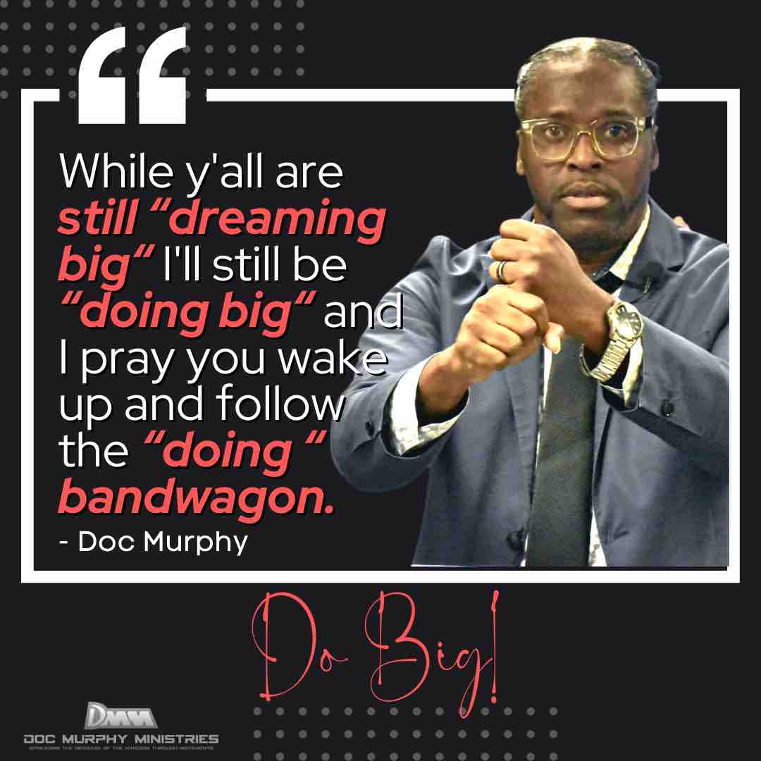 pastordoc's tweet photo. I’m launching Do Big Seminars and will charge $99. Wonder how many will wake up from their big dream and attend? https://t.co/W2A06WezWm