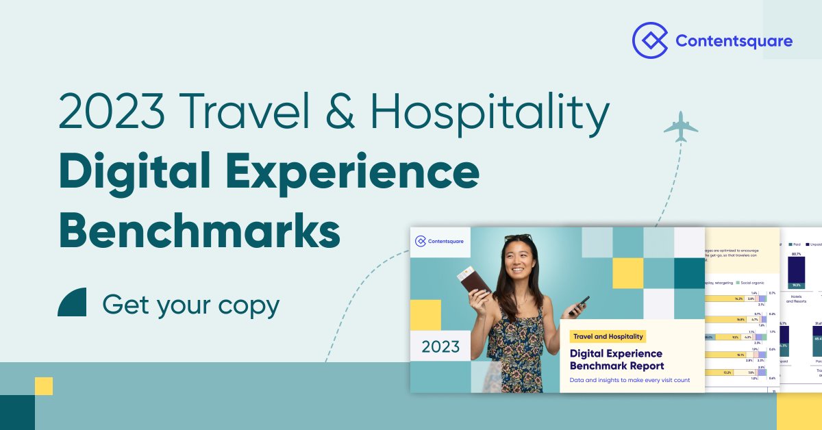 Découvrez notre Benchmark Travel and Hospitality 2023 qui détaille le parcours et l’expérience client sur les sites de voyages et hôtellerie. Obtenez votre Benchmark dès maintenant (en anglais) : okt.to/Jx7iMw #Benchmark2023 #MoreHumanAnalytics #DXA