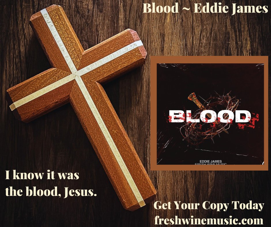 FreshWineRec's tweet photo. Thank you, Jesus, for shedding Your blood for me.
Get your copy today;
#Blood ~ @eddiejames_
https://t.co/yHVCZSulvv
#IKnowItWasTheBlood #RedeemedByHisBlood #HePaidThePrice #LambOfGod #EddieJames #EddieJamesMusic #FreshWineMusic #FreshWineRecords #Likes #Trend #Trending #Viral https://t.co/G4Yx56Cb84