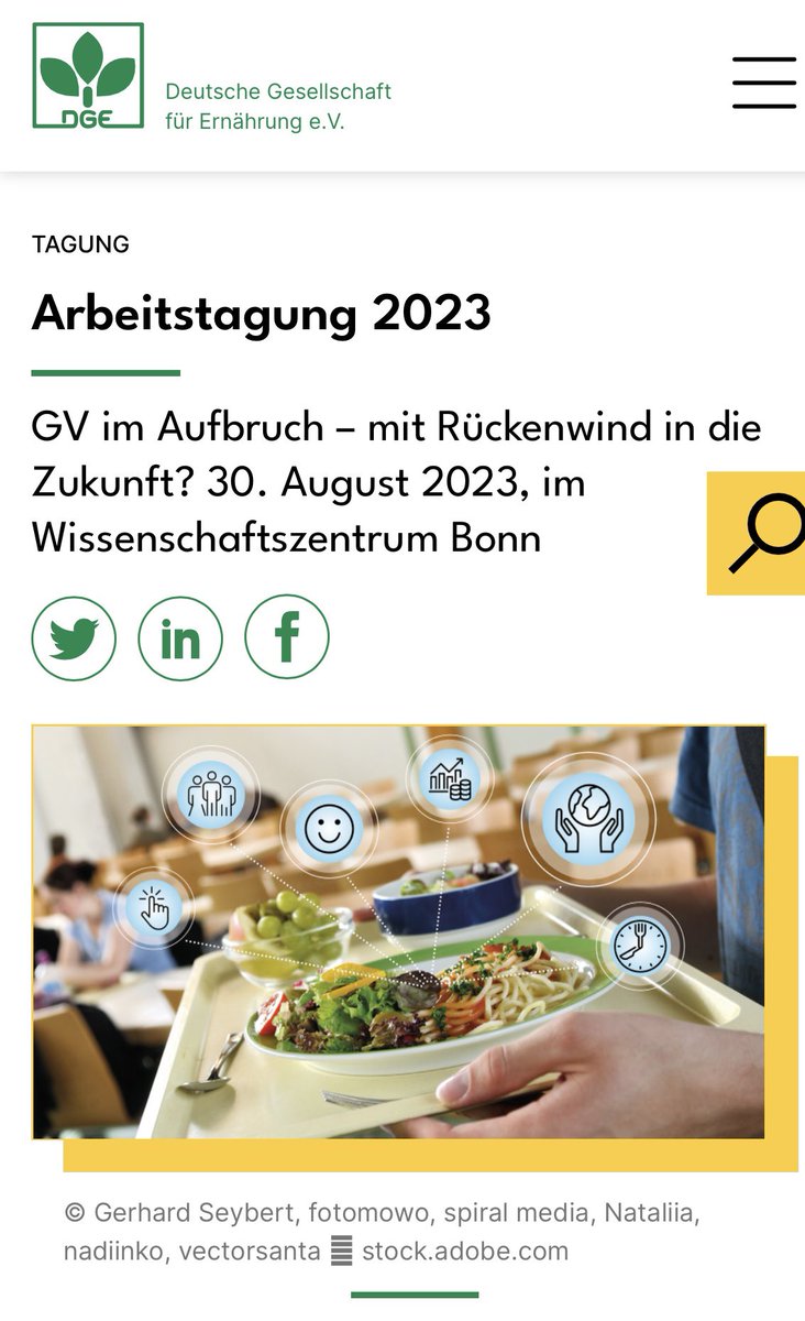 #BERTA23 #Gemeinschaftsverpflegung 
Prof. Bernhard Watzl referiert über vegane Ernährung in der GV - Chancen, Nutzen, Risiken.