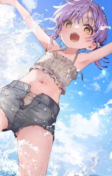 看板娘 えのむじゃ子すべりこみ夏 水着 