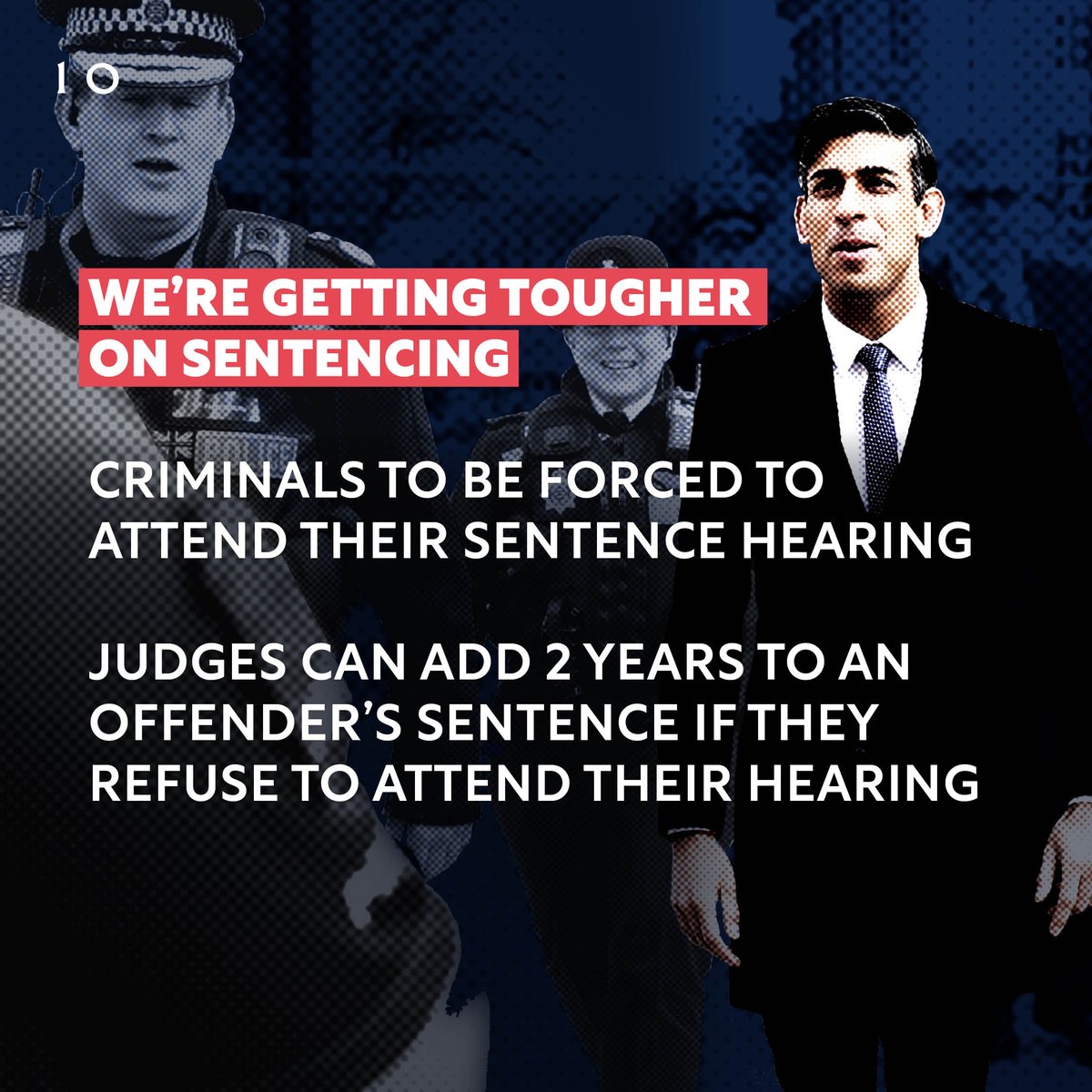 Cowardly criminals should be forced to hear their sentences and face their victims in court. Today, Prime Minister @RishiSunak has announced he will change the law to make that happen. This is his plan ⬇️ gov.uk/government/new…