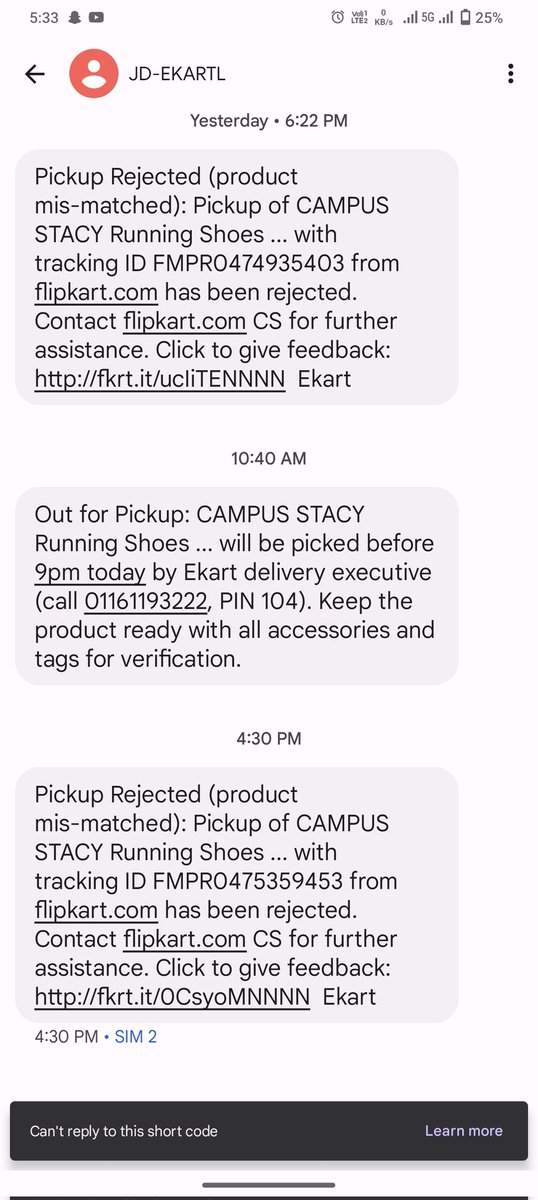 I was delivered the wrong product and returned it, neither any customer is responding properly, even though I had received a message to return the product, still it was not returned.#Flipkart #Flipkartoffers #flipkartSupport #FlipkartStories #Krishnamurthy