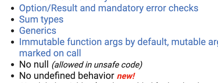 V is now UB free!

Previously the website used to say that overflowing could result in UB, but that was fixed today.

No more undefined behavior.