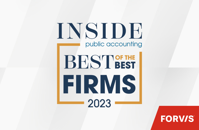 JimmySfiris's tweet photo. Proud to announce @FORVIS is a 2023 Best of the Best according to @ipainsider! This exclusive group of top-performing firms is selected via an independent evaluation of 50+ financial and operational metrics. https://t.co/xDYsVFxHcK https://t.co/09Cj5dXatO