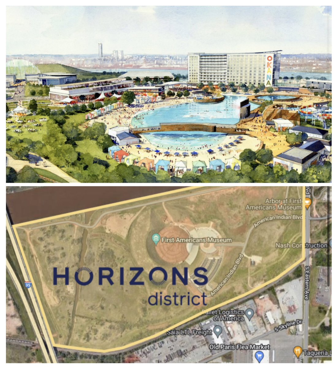 Today, we welcome a new district to our city.  What began with First Americans Museum will soon be joined by OKANA, and we have every expectation this area will continue to add attractions and amenities.  And so, we welcome the Horizons District to OKC!