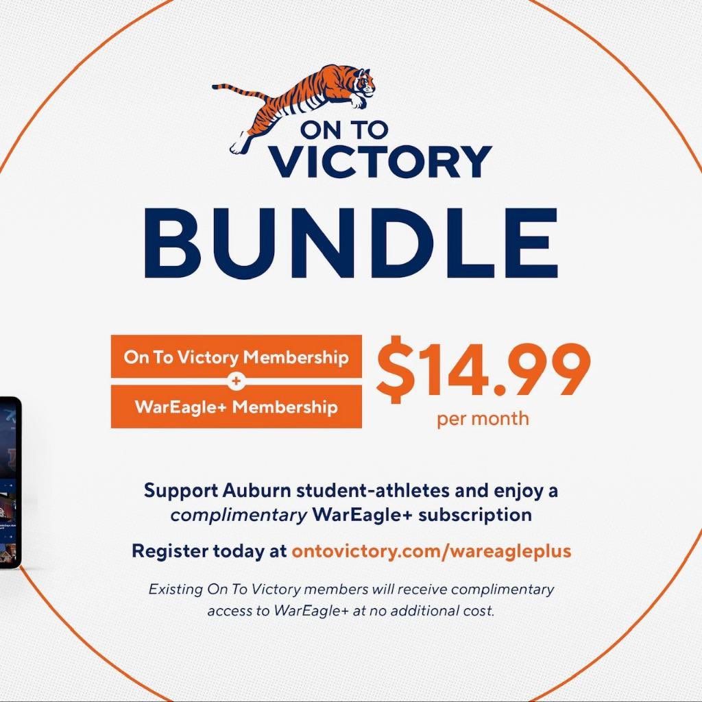 Support @auburntigers Student-Athletes & go behind the scenes of the teams you love on The Plains. Activate your @ontovictorynil bundle today & get a FREE WarEagle+ subscription! Existing OTV members will also receive a free subscription upon launch.Register @OnToVictoryNIL