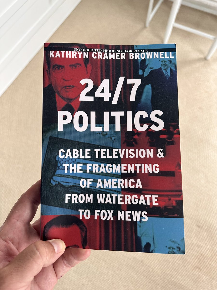 Timely and interesting book by my friend <a href="/KathrynBrownell/">Dr. Kathryn Cramer Brownell</a> who I first met at a dive bar where she was picking up shifts to fund her PhD! Book explains how using provocateurs to fill airtime morphed into our present reality. Do read!