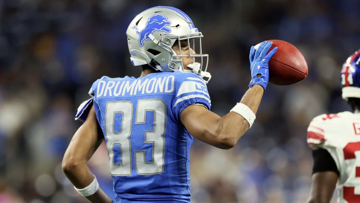 lionsfanreport's tweet photo. The #Lions are signing WR Dylan Drummond to the practice squad.

Welcome back! #OnePride https://t.co/xe6K5cgekf