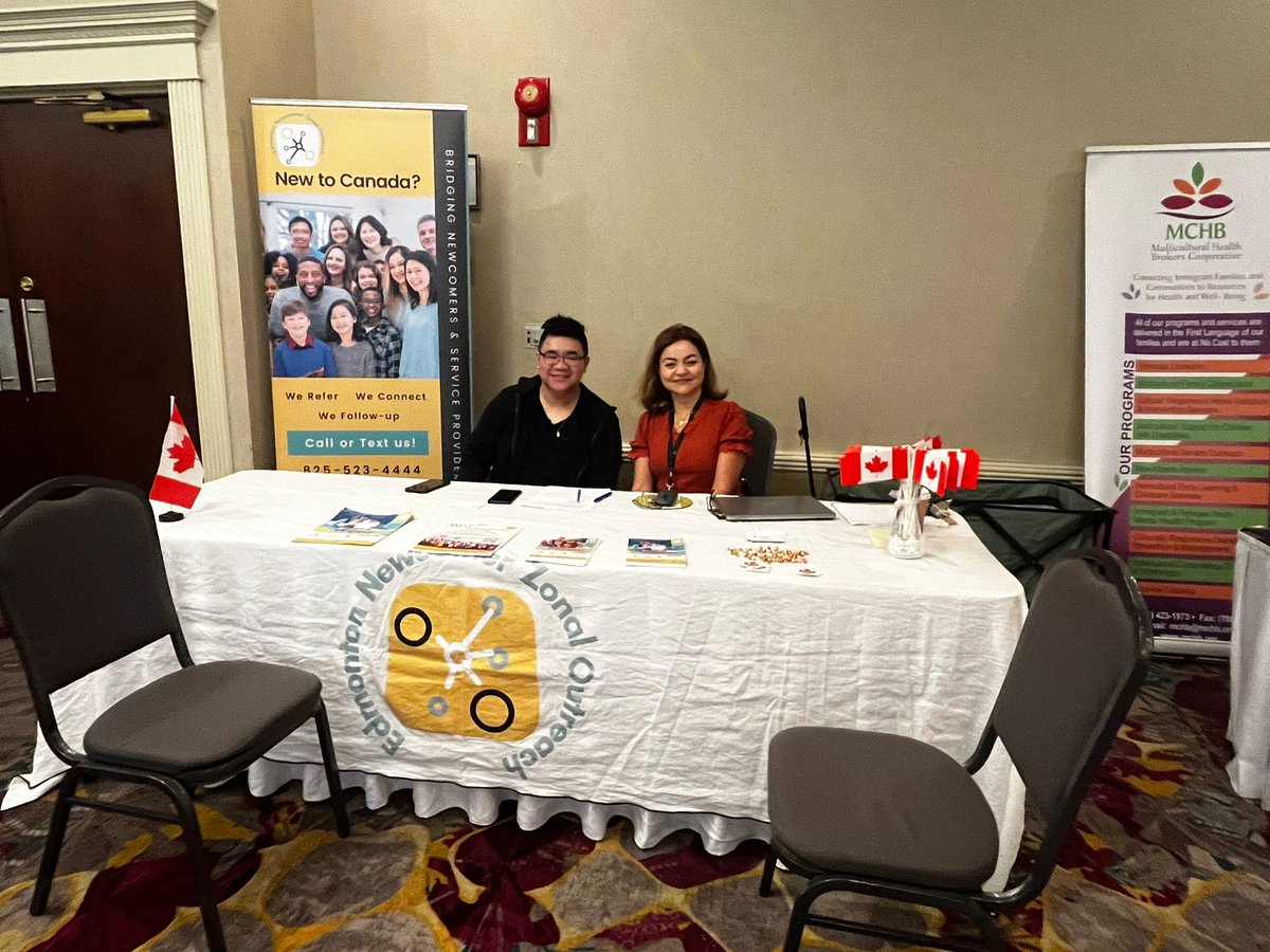 Representing #TeamENZO 📷📷: Peral Rola and Seth at the Philippine Consulate General Outreach event. Connecting, engaging, and making a difference! 📷📷 #enzoedmonton #enzo #new2yeg #edmonton #DiplomacyInAction #CommunityEngagement
