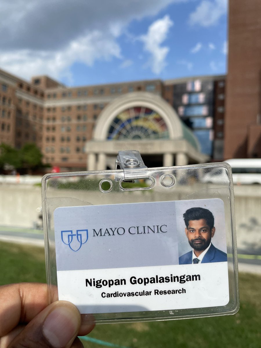 GNigopan's tweet image. Closing a rewarding chapter with Mayo Clinic&apos;s Cardiovascular Research team for this time. Grateful for the enriching experience! 🏥🫀 #CardioResearch #MayoClinic #Hemodynamic