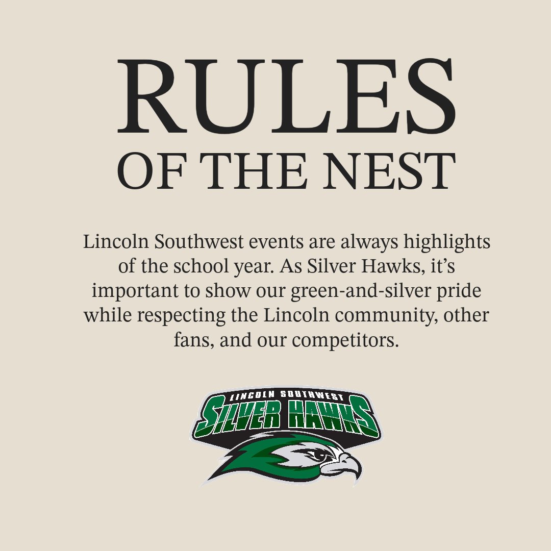 Rules to live by!  #GoHawks!
