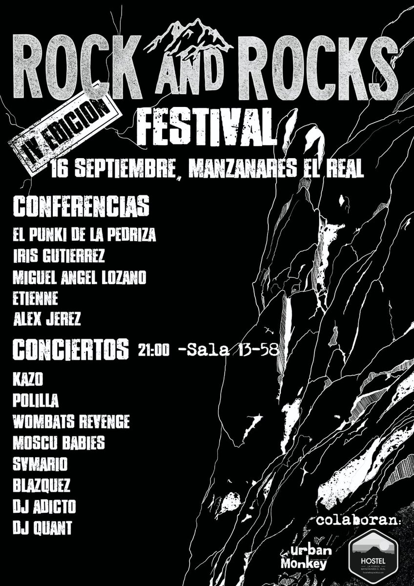 VOLVEMOS 💥Pero qué clase de magia siberiana es ésta? El sábado 16/9 estaremos en el Rock and Rocks Festival, en Manzanares del Real, con estas bandazas 🔥🔥🔥🔥✊ #roxkandrockfestival #moscubabies #rocknroll #manzanaresdelreal