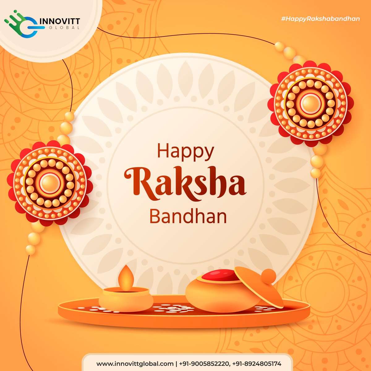 innovittglobal's tweet photo. A bond of love … A bond of togetherness… A sacred thread of protection … An occasion to cherish the life-long relation of care … Happy Rakshabandhan!

#InnovittGlobal #RakshaBandhan #HappyRakshaBandhan #siblinglove #rakhicelebration #brothersisterbond #RakhiTraditions #Weddev https://t.co/EGmBhuBtqq