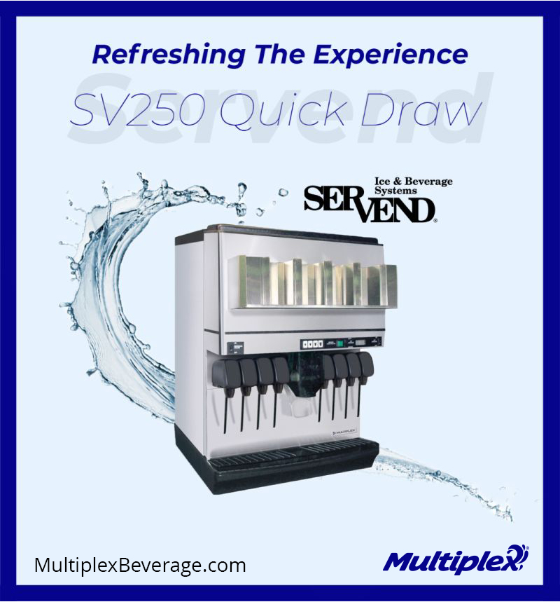 WelbiltInc's tweet photo. Looking for a new #BeverageDispenser? Look no further! The #SV250 #QuickDraw offers the below capabilities:
-Ice Portioning System
-Improved Speed of Service
-Consistent Portions
https://t.co/v8XCwgUQD3
@Multiplex_bvrg #welbilt #aligroupfs #multiplexbeverage #servend https://t.co/FT8Jh15fxJ