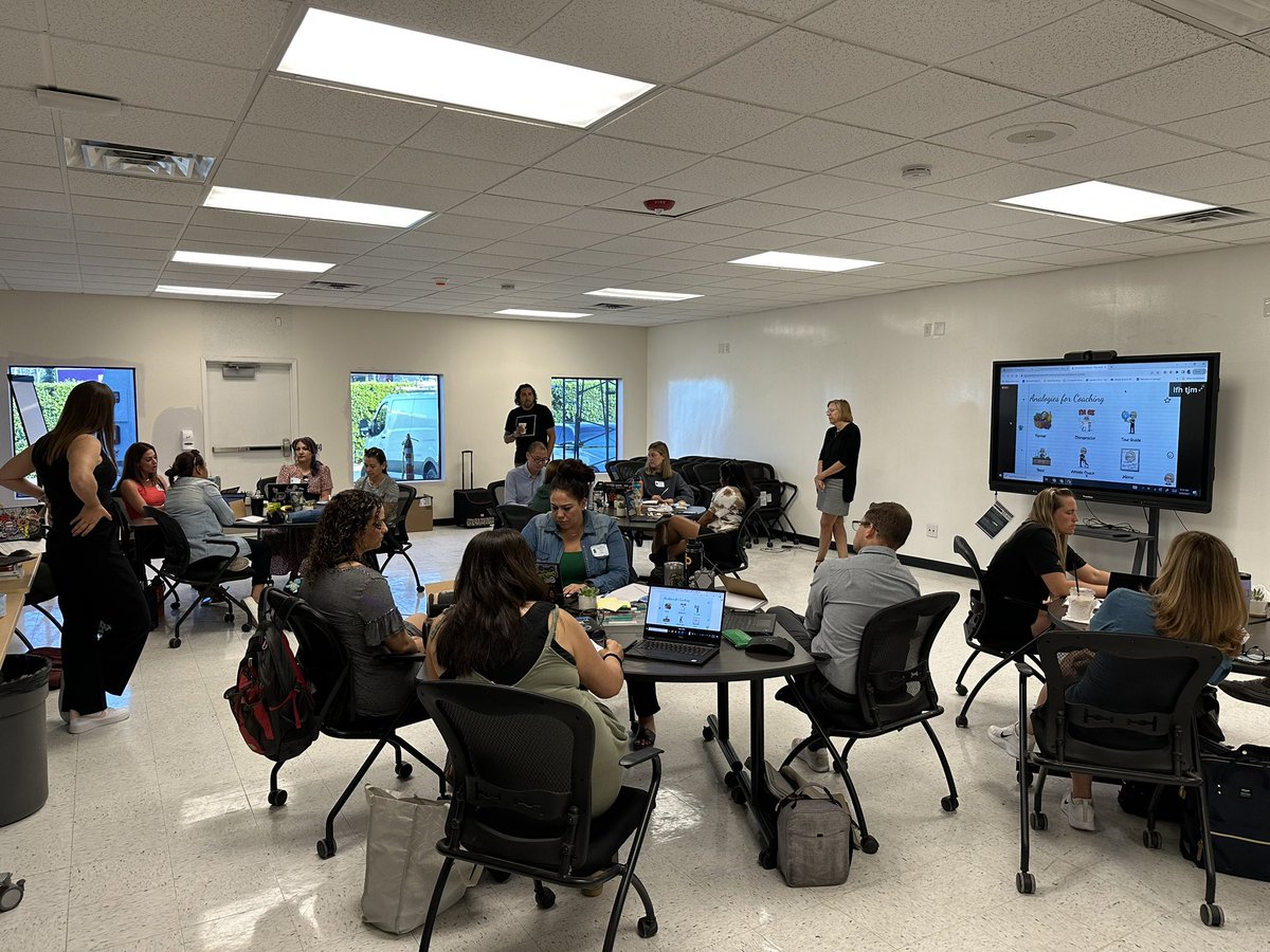 "📚✨ Our incredible instructional coaches drawing inspiration from Elena Aguilar’s transformative  “Art of Coaching.” Together, they are embracing new strategies and pushing the boundaries of their coaching practices #DeeperLearning #EUHSDArcOfLearning #TeacherLeadership