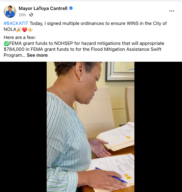 What's the matter <a href="/mayorcantrell/">Mayor LaToya Cantrell</a>, you too scared to post this BS on Twitter?

Guess your uneducated, ignorant followers on FB buy into this nonsense. You're a FRAUD and a COWARD!! 

But make sure you sign your name next to the yellow post notes with the big red arrow, dumbass!
