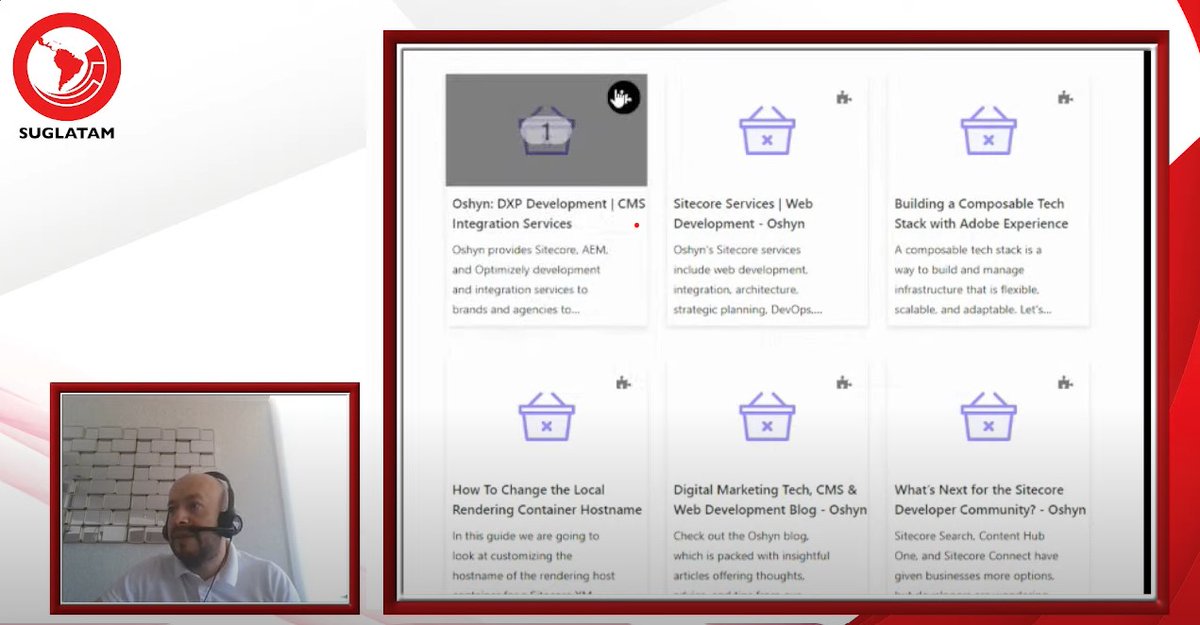 Saying goodbye with a golden touch! Gustavo Villacrés delved into Sitecore Search, showcasing how it empowered us to tailor, organize, and promote content based on users' specific needs. 
Check it out on YouTube: lnkd.in/ez-R9MiA
#sitecore #sitecorecommunity #suglatam
