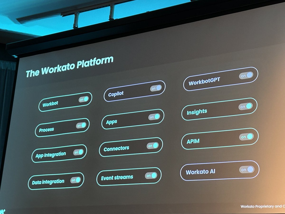 Gautham talks about how the ⁦@Workato⁩ Platform enables the AI integrated Enterprise by combining #automation, #integration and #AI

#automate2023