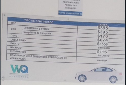 don_sirk's tweet photo. @SEDESUQro Deberían actualizar sus costos en su sitio web,  aumentó el costo de verificación pero no salen los correctos. https://t.co/hRA7QSem6s