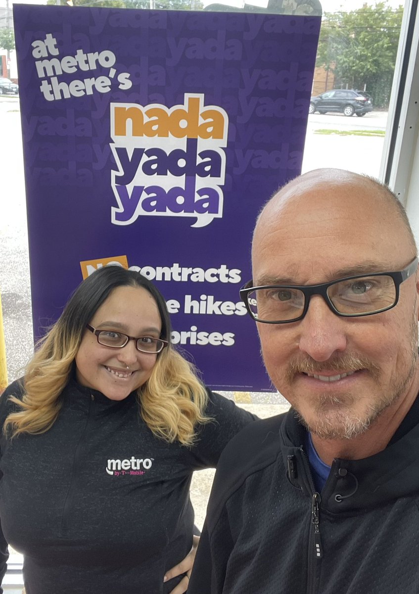 Nagy loves helping customers break free from the other wireless providers fees, broken promises and Yada Yada. Come see her at #MetrobyTmobile over here at 4798 W 130th in Cleveland OH !!! #NadaYadaYada #CentralEast #ClevelandWest