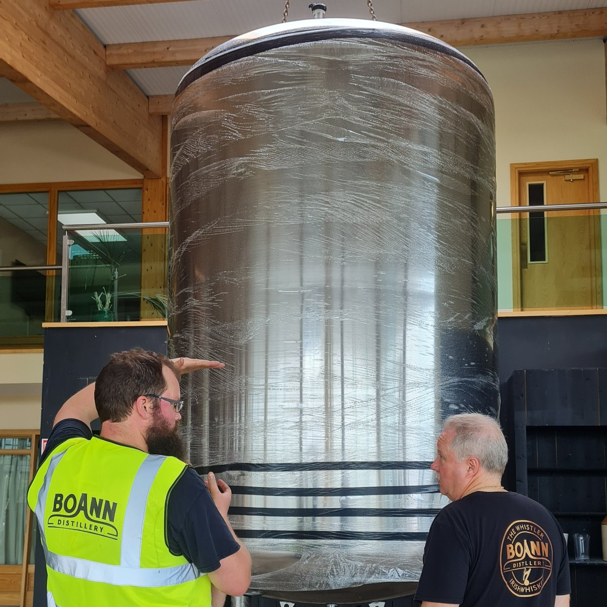 Boanndistillery's tweet photo. At #BoannDistillery we recently welcomed the arrival of two new #washbacks. These additions will allow for an increase in production capacity while also giving us the capability to increase #fermentation time, thus providing a more #flavoursome, complex #spirit character 🥃 https://t.co/5FSugXM2aI