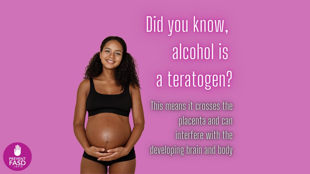 Did you know, alcohol is a teratogen? That means it crosses the placenta and can interfere with the developing brain and body. 🤰

You can learn more here: bit.ly/3yKFpaQ

#PreventFASD #expecting #mumlife #momtobe