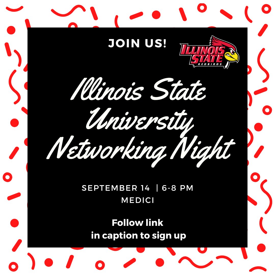 Hey ISU students! Join us for a networking night at Medici on September 14th from 6-8pm! Don't miss out on this opportunity to connect with our professionals and learn more about our firm. Students interested in attending can register through this link:  ...