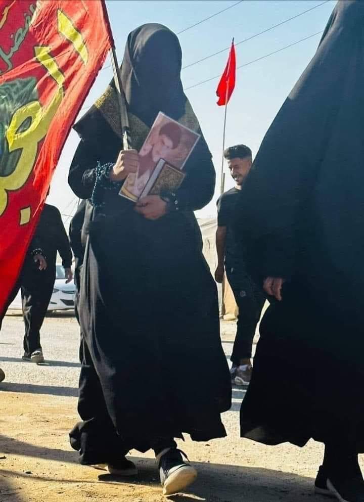 Aalkuofy's tweet photo. الحشمه والعفاف في طريق الحسين عليه السلام
#الفاطميات https://t.co/c45bUvtWIv