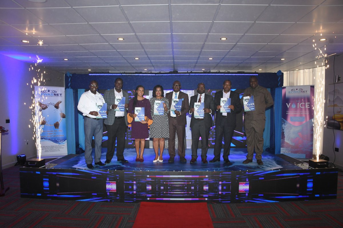 Celebrating <a href="/KEWASNET/">KEWASNET</a> for the launch of the Annual Water &amp; Sanitation Performance Report. This report underscores civil society's crucial role in ensuring lasting, safe, and top-notch water. Let's collaborate to guarantee secure, affordable water for all citizens. #TheVoiceLaunch