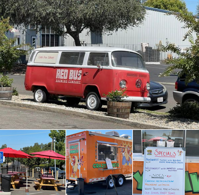 Crazy Dawgs &amp; More is back at Red Bus today from 5:00 to 8:00. Stop on by for the best chili dogs ever! 
#FolsomFoodTruck #FolsomBrewery