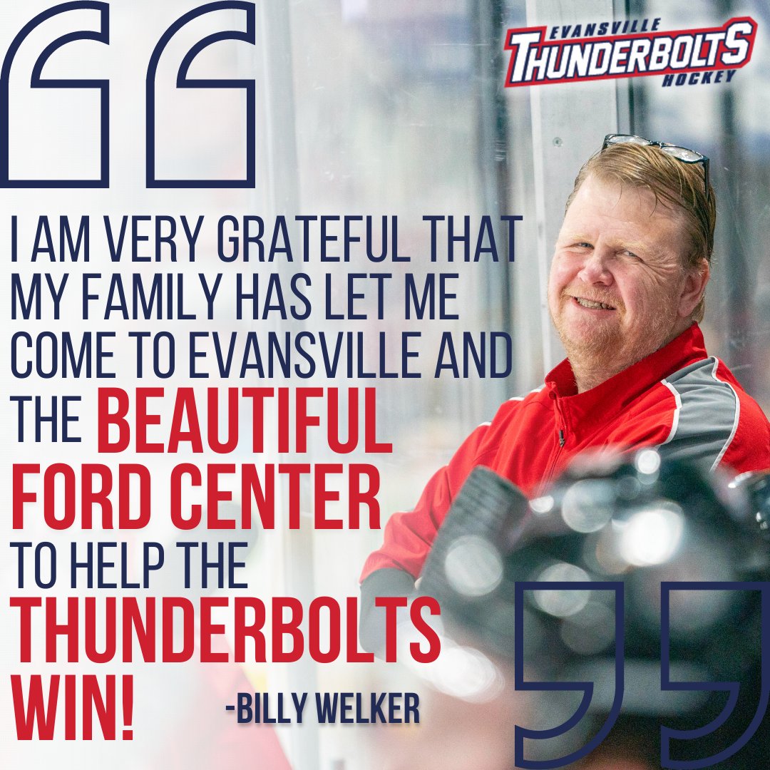evvthunderbolts's tweet photo. We have a new addition to our Hockey Operations Team!

We are happy to announce that Billy Welker will be our new Equipment Manager for the 2023-24 Season! Welker has worked over 2,200 professional games during his 34 year career.

Welcome to Evansville, Billy!🎉

For more information: https://t.co/duhFm2VAeT