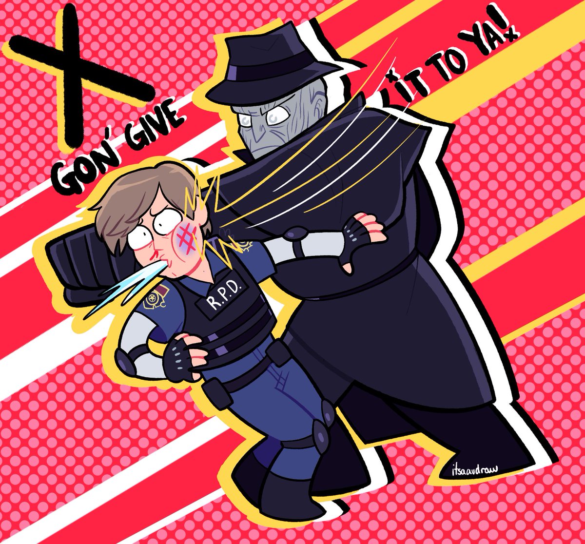 itsaaudraw's tweet photo. first we gonna rock #residentevil #rebhfun https://t.co/6vWxhb31gF