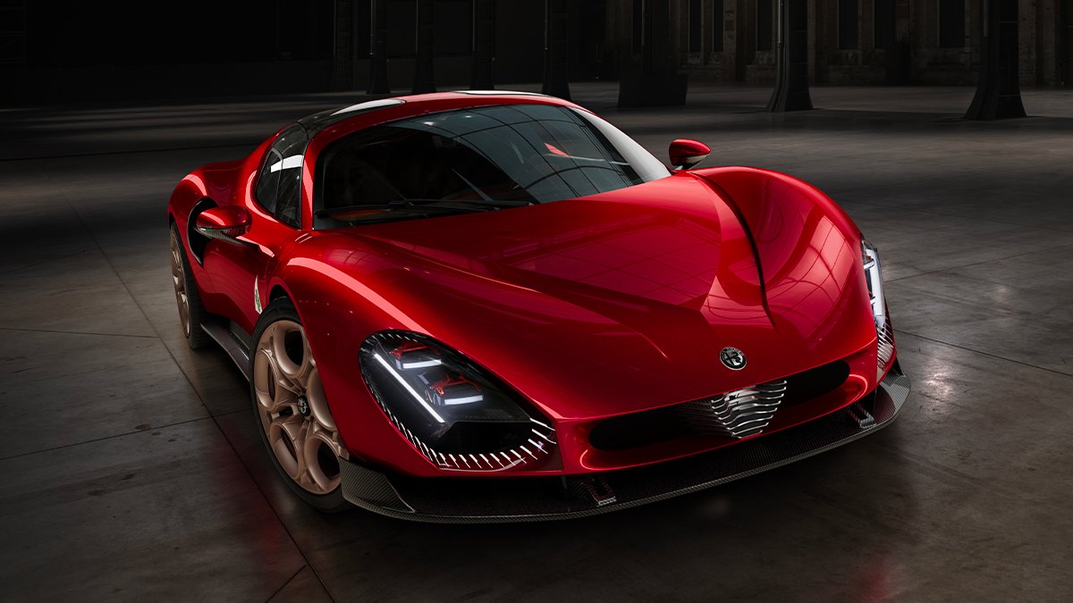 AlfaRomeoUK's tweet photo. Dreams, passion, and courage: that’s what you need to forge a legacy. The #AlfaRomeo33Stradale ushers in a new era of bravery and sportiness, drawing inspiration from a timeless icon to rewrite the rules of performance and design. #AlfaRomeo #33Stradale https://t.co/dj28CnDC8j