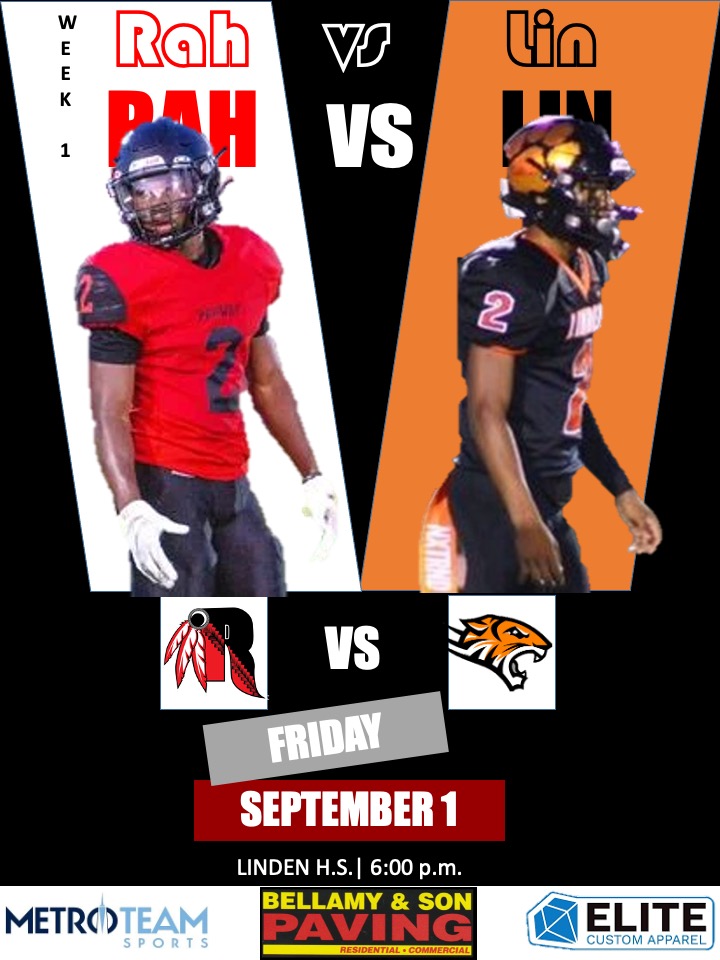 bordenfb4ever's tweet photo. I will be in Linden Friday for a 6 pm kickoff as the Tigers @LindenFootball host Rahway @rahwayfootball in a Week 1 battle of 1-0 teams. Be sure 2 follow me 4 live updates 🎥 📸 &amp; post game interviews with the winning coach &amp; players. Full interviews will be found @CJSportsRadio https://t.co/A76tcaEnGM
