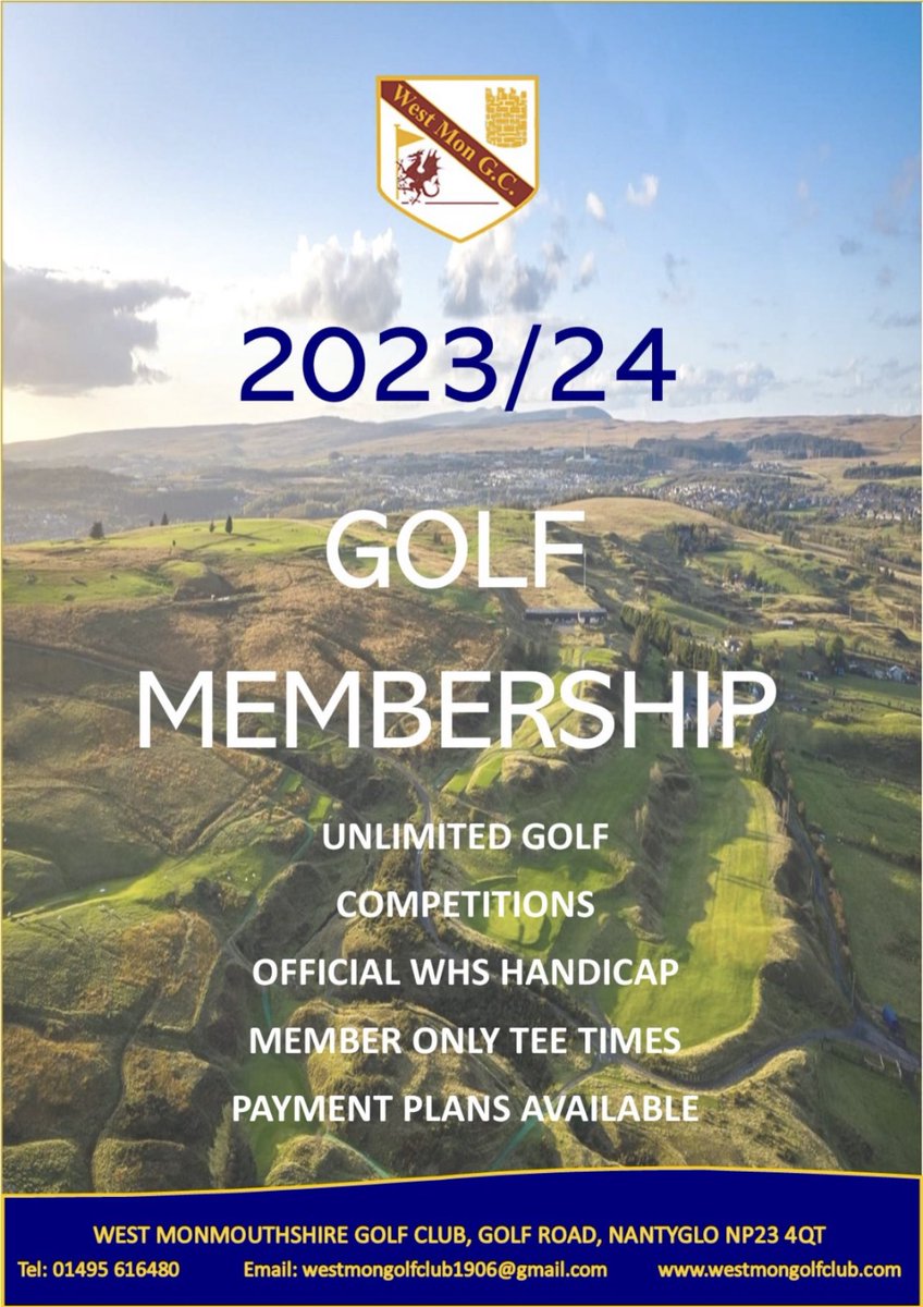 West Monmouthshire Golf Club tweet media