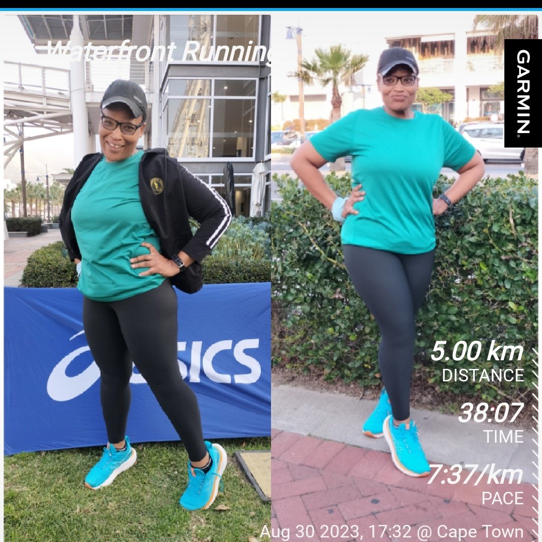 Thank you @asics_za for the chance to test one Asics gel Nimbus 25 very comfortable and wide .I enjoyed this one hence my pace and I wanted to show off because I am a stylish marathon runner  #asicsgelnimbus25 #CapeTown #NhlanhlaNkosiMarathonRunner #tumisole #ifetchedmybody2023