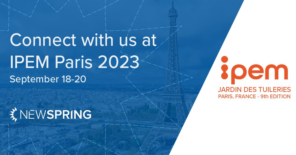 Let’s meet up at IPEM Paris! Members of NewSpring’s Investor Relations team will be onsite and would love to connect in person. Reach out to NewSpring Managing Director of Fundraising, Michael O'Neill or President, Jon Schwartz to learn more!