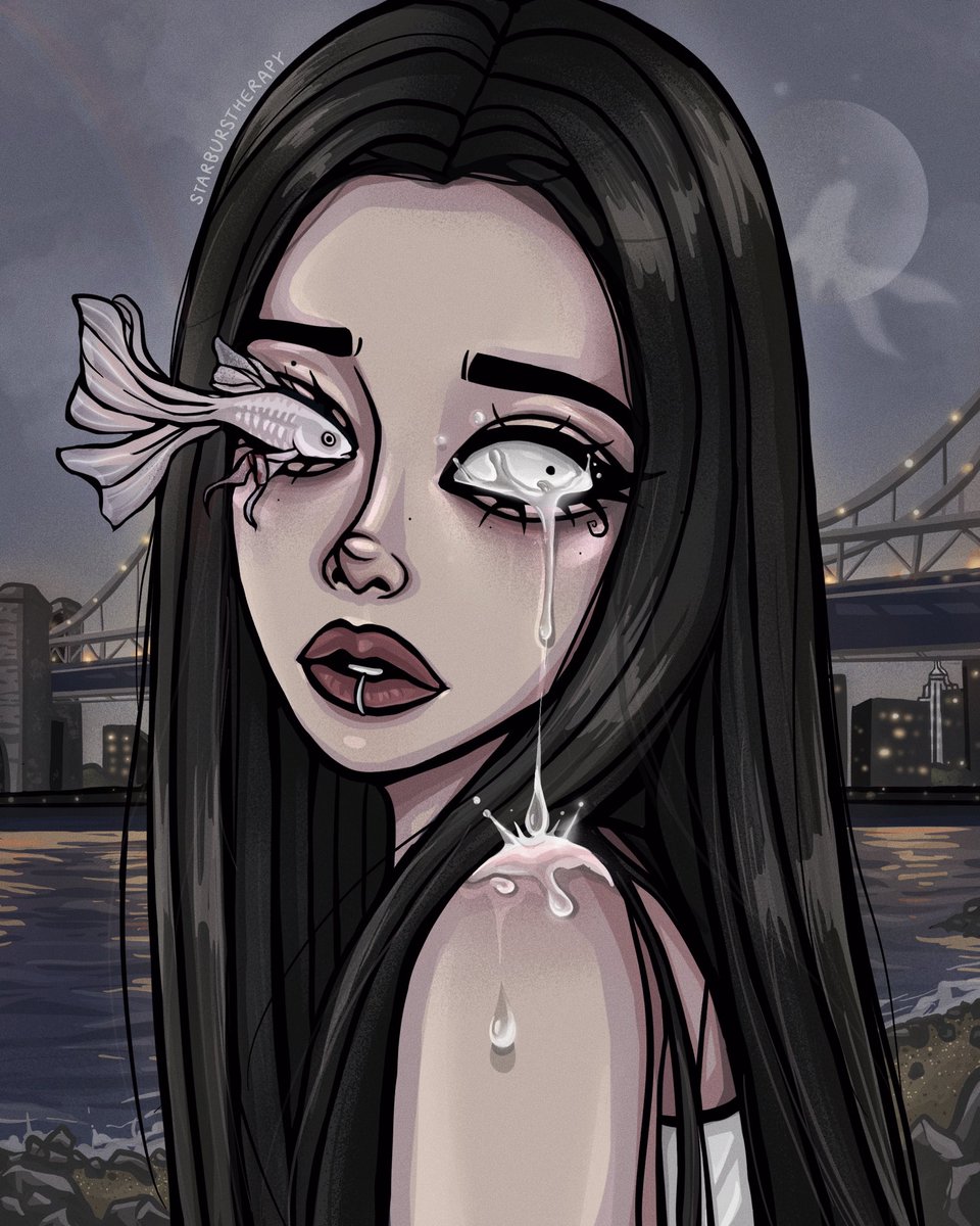 don’t know where i belong 🐟💧 #illustration